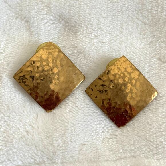 Bundle of 3 Pairs 80s Fashion Pierced Earrings Lerner, Edgar Berebi and Mervyns - Picture 4 of 12